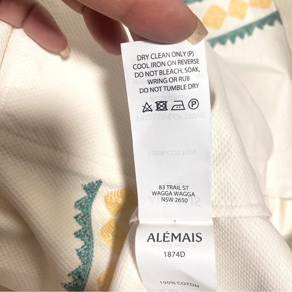 NWT ALEMAIS PEGGY MINI DRESS - SIZE US 2 - Picture 11 of 13